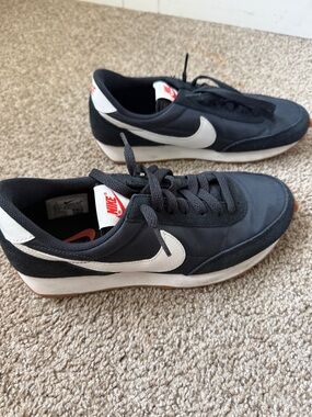 Nike Black and White Low-Top Retro Sneaker